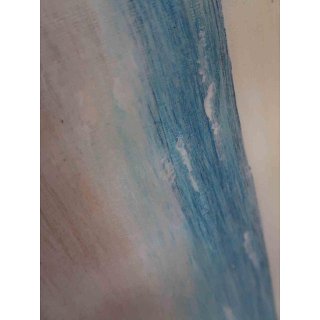This original acrylic painting by contemporary artist Anna Maria Caboni, created in 2025, captures the quiet poetry of a...