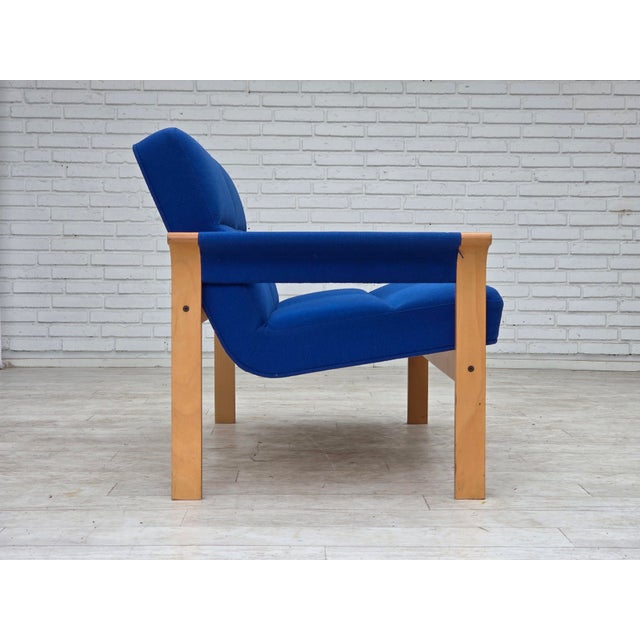 Danish Two-Seater Sofa with Wool Upholstery by Magnus Olesen, 1970s For Sale - Image 12 of 18