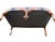 High End Vintage Solid Mahogany Traditional Style 54" High Camelback Loveseat Settee W. Striped Upholstery For Sale - Image 9 of 9