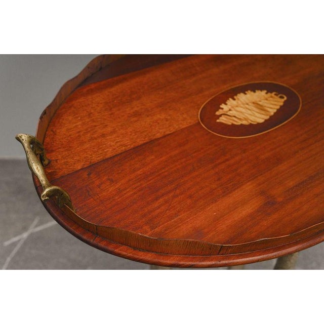 Early 20th Century English Mahogany Tray For Sale - Image 10 of 14