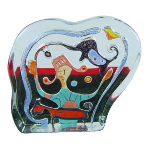 Matt Lamb "Spirit of Dreams" Art Glass Sculpture Signed New in Box