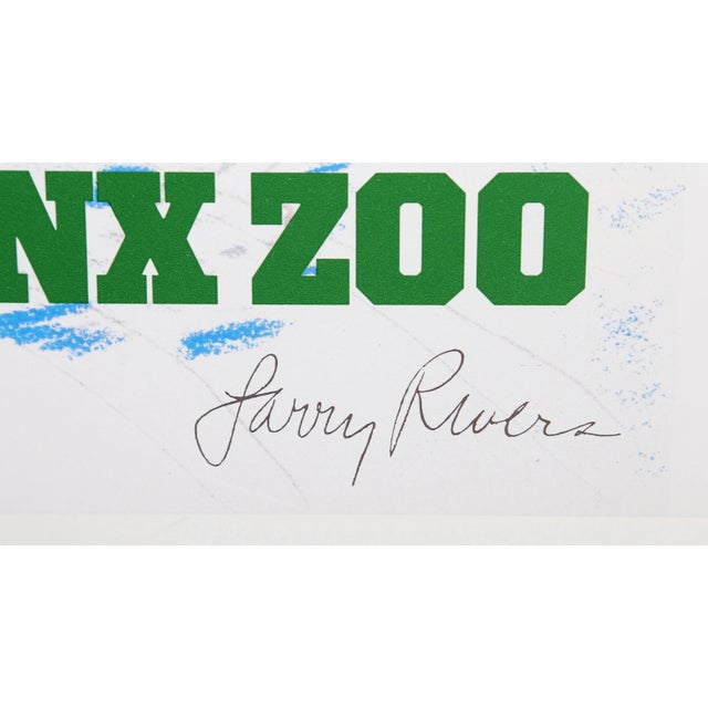 Larry Rivers New York City Bronx Zoo Poster Chairish