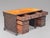 Mid 19th Century Anglo-Indian Carved Padauk Partner's Desk, 1860s For Sale - Image 5 of 18