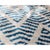 Mid-Century Modern Handmade Blue Ikat Silk Velvet Pillow 20x20 | Designer Accent Cushion For Sale - Image 3 of 8