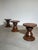 Wood Sculptural Conical Stool in Mahogany For Sale - Image 7 of 8