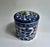 Fukagawa Fukagawa Koransha Blue &.White Peonies Lidded Porcelain Jar, C. 1930s For Sale - Image 4 of 17
