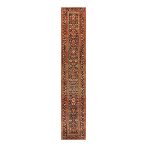 Mid 19th Century N.W. Persian Carpet ( 3'4'' x 17'5'' - 102 x 532 )