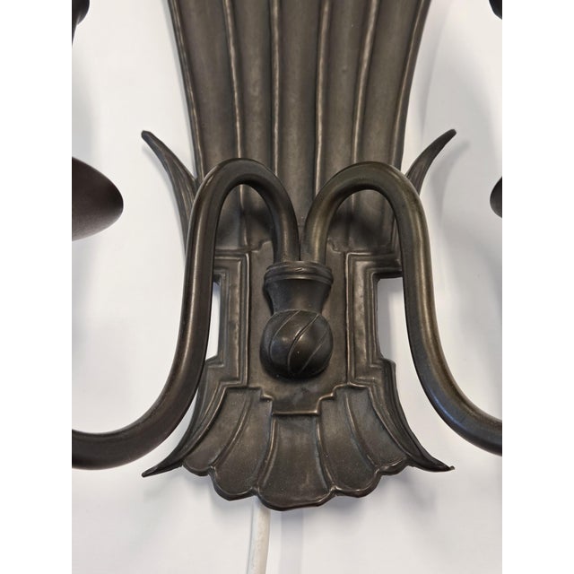 Model 7004 Wall Lamps from Paavo Tynell, 1930s, Set of 2 For Sale - Image 6 of 11