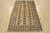 Farmhouse Bokhara Rug 5’1” X 7’10” Beige Wool Tribal Hand-Knotted Oriental Carpet For Sale - Image 3 of 12