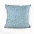 Vintage-Inspired Blue & Gray Damask Pillow For Sale - Image 10 of 10
