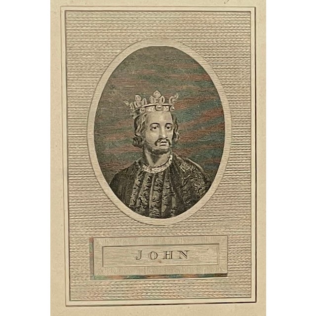 1793 English King Portrait Engravings - a Pair For Sale - Image 6 of 7