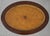 Traditional Maitland Smith Oval Leather Top Regency End Table For Sale - Image 3 of 14