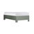 Coastal X & Diamond Platform Bed Twin Extra Long, Evergreen For Sale - Image 3 of 4