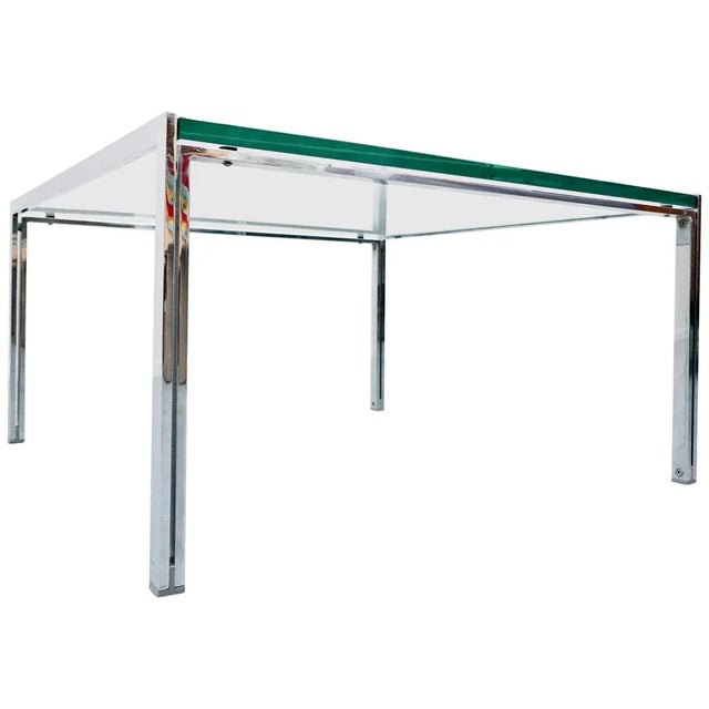 Coffee Table in Chrome and Glass, 1960s For Sale - Image 11 of 11