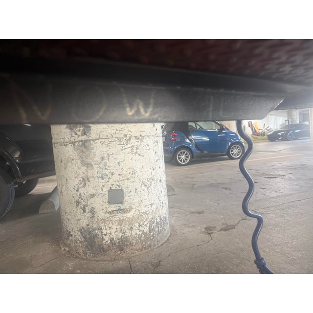 1995 Postmodern Memphis Iron Entry Console Table For Sale - Image 11 of 12