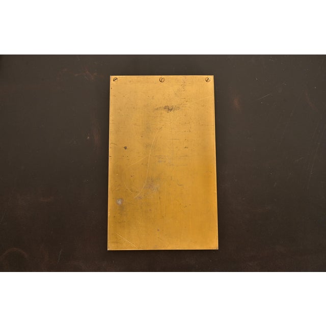 Tiffany Studios New York Bookmark Pattern Bronze Doré and Enamel Notepad Holder For Sale - Image 10 of 14