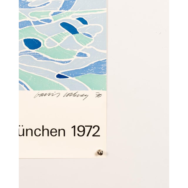 Munich 1972 Olympic Games Poster in the style of David Hockney, 1971 For Sale - Image 6 of 9