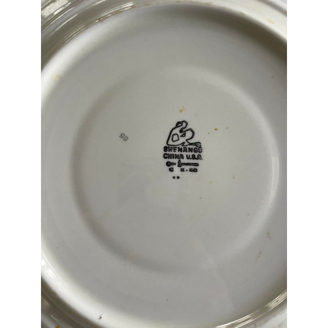 Ceramic Vintage Shenango China Blue Willow Plates - a Pair For Sale - Image 7 of 8