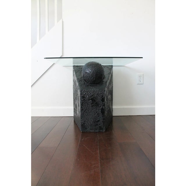 1980s Postmodern Coffee Table and Side Tables Set of 3 For Sale In Boston - Image 6 of 12