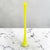 Very unique vintage hand blown glass vase by Polish artist Makora Krosno. Bright, keylime green glass with clear circular...