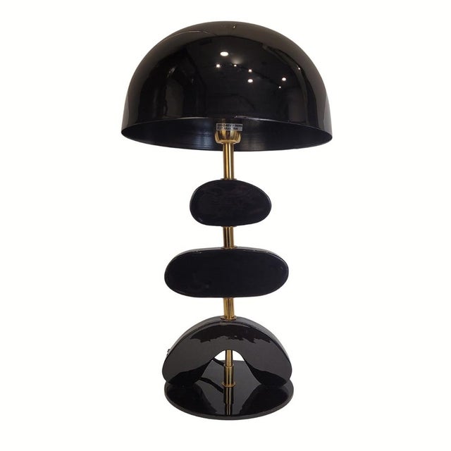 Livello Table Lamp in Lacquered Wood and Metal from Chehoma, France, 2010s For Sale - Image 17 of 17