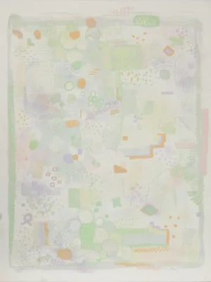 Untitled - IV, Robert Natkin Lithograph, Signed in Pencil