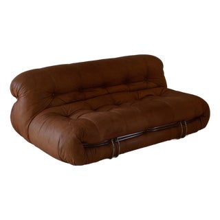 1970s Afra and Tobia Scarpa Soriana Sofa for Cassina, Italy For Sale