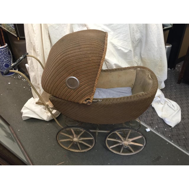 Antique Wicker Baby Buggy Chairish