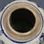 1970s Blue & White Porcelain Ginger Jar With Figural Scene & Crackle Glaze, 4.3" For Sale - Image 9 of 9
