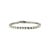 A 21st-century tennis bracelet featuring brilliant-cut white diamonds. The total carat weight of the 50 diamonds is...