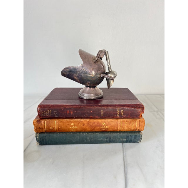 Vintage Silver-Plated Sugar Scuttle With Matching Scoop For Sale - Image 10 of 13