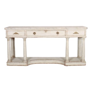 English Painted Console Table For Sale