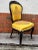 Antique Assorted Yellow Upholstered Side Chair. 19th Century. For Sale - Image 10 of 12