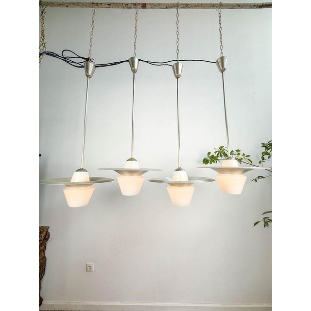 Wonderfull bauhaus Kandem tellerleuchte no. 937 pendant lights. Incredibly rare lights especially in this quantity and...