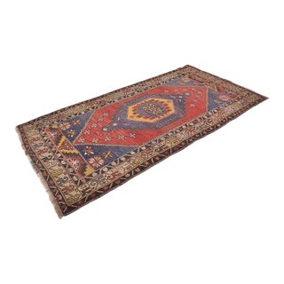 Handknotted Tribal Wool Rug For Sale