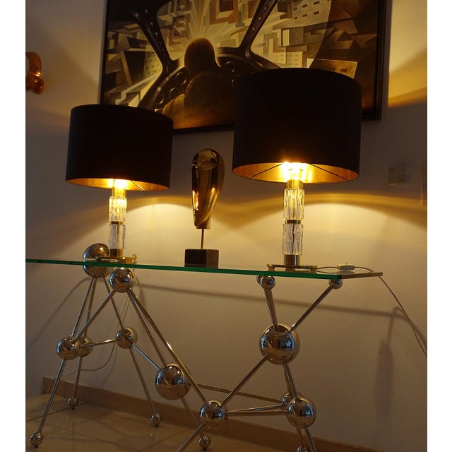Mid-Century Modern Brutalist Table Lamps from Kaiser Leuchten, Set of 2 For Sale - Image 3 of 16