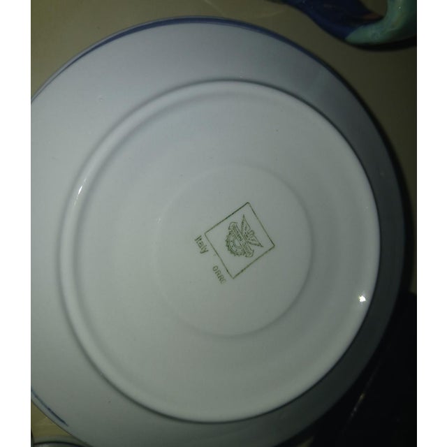 Mid 20th Century Mid- Century Richard Ginori Demitasse Cups and Saucers 12 Pc For Sale - Image 5 of 5