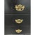 Mid 20th Century Rare Chinoiserie Pagoda Style Walnut Dresser For Sale - Image 9 of 12