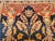 Vintage Persian Kashan Pictorial Rug, Hand-Knotted Wool, Floral Vase Pattern, Navy & Red, 2x2 For Sale - Image 10 of 15