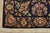 Textile Qom Rug 2’7” X 4’9” Blue Wool Vintage Traditional Hand-Knotted Carpet For Sale - Image 7 of 10