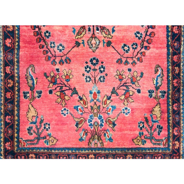 Early 20th Century Persian Sarouk Mohajeran Rug For Sale - Image 9 of 13