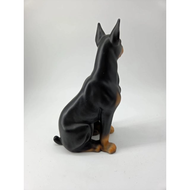 Add a touch of vintage charm to your collection with this beautiful **Vintage Mid-Century Modern Doberman Pinscher and...