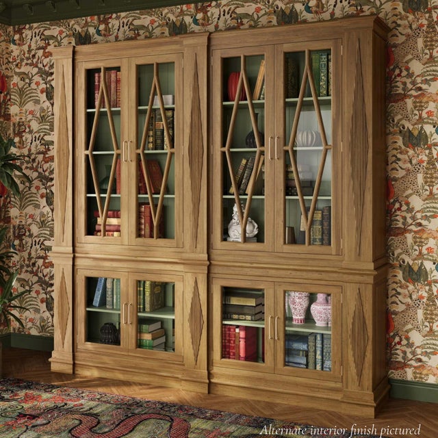 Large Mahogany Bookcase - Homburg Interior For Sale - Image 4 of 10