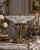 Gold Antique Bronze & Crystal Centerpiece, Acorns & Flowers For Sale - Image 8 of 9