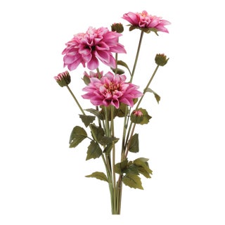 Dahlia Flower Bundle (Set of 2) For Sale