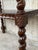 Brown 1880s Spanish Walnut Carved Side Table For Sale - Image 8 of 11