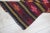 1970s Rustic Burgundy Striped Cecim Kilim Rug For Sale - Image 11 of 13