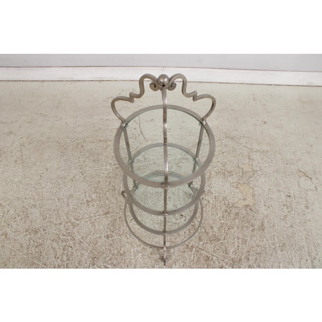 Labarge Labarge Iron 3 Tier Etagere Display Muffin Stand For Sale - Image 4 of 15