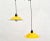 Yellow Enamel Lampiatta Pendant Lamps by Jonathan De Pas & Donato Durbino from Stilnovo, 1960s, Set of 2 For Sale - Image 12 of 12