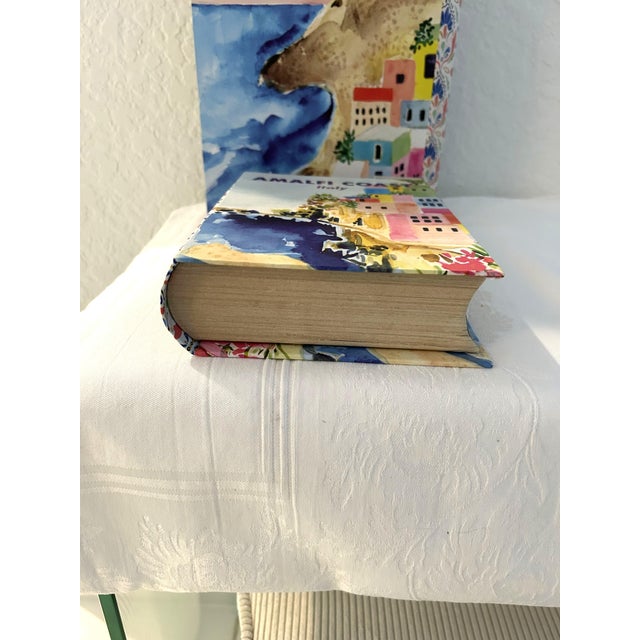 Italian Coast Faux Book Storage Boxes, a Pair For Sale - Image 4 of 6